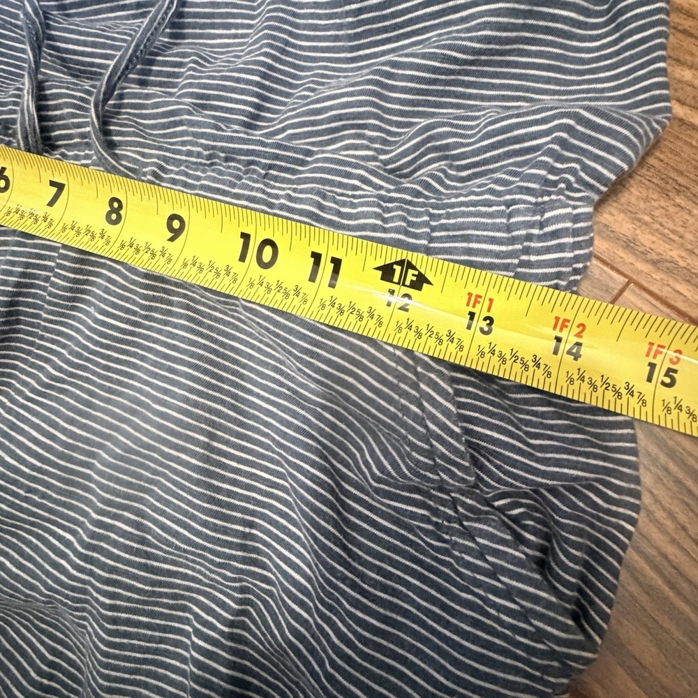 Pact Organic‎ Cotton All Day Easy Jumpsuit Sleeveless Striped Blue Small Pockets - Picture 8 of 8